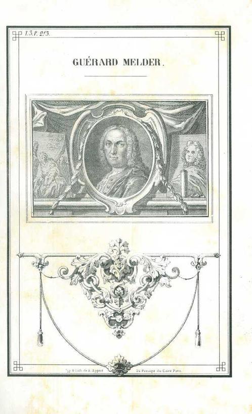 Portrait of Gerard Melder, Antiek en Kunst, Kunst | Etsen en Gravures