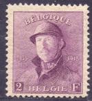 België 1919 - Koning Albert I 'Helm' 2Fr - OBP/COB 176