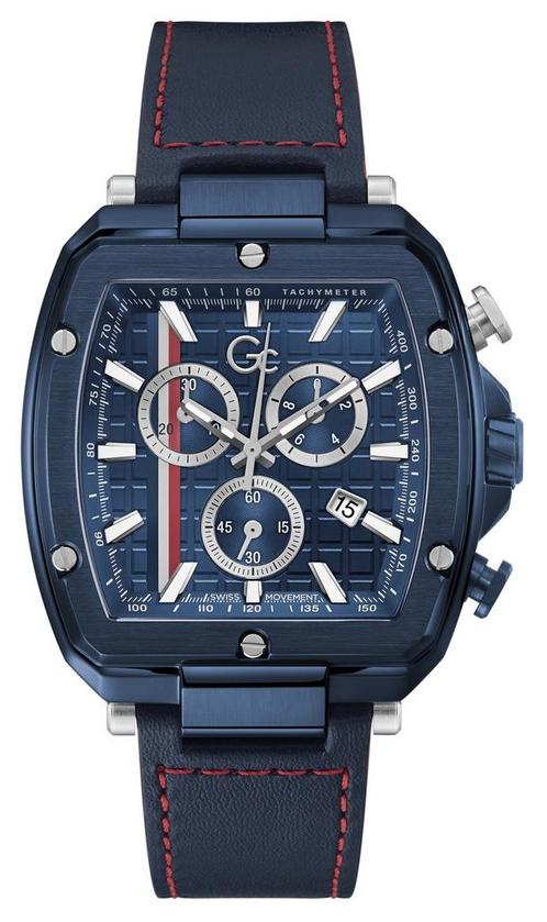 Gc Spirit Tonneau Y83004G7MF herenhorloge, Sieraden, Tassen en Uiterlijk, Horloges | Heren, Kunststof, Nieuw, Staal, Overige merken