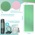 Yogamat - Fitness mat - Sportmat - Yoga mat extra dik - Groe, Verzenden, Zo goed als nieuw