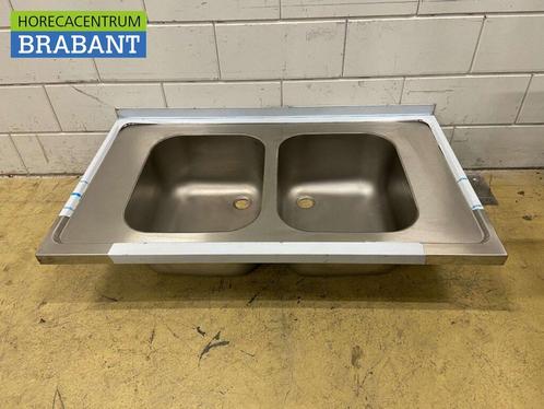 RVS Spoelblad Dubbele spoelbakken 120 x 70 cm Horeca, Zakelijke goederen, Horeca | Keukenapparatuur, Nieuw zonder verpakking, Ophalen of Verzenden
