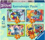 Disney Stitch Puzzel (4 in 1) | Ravensburger - Puzzels, Nieuw, Verzenden