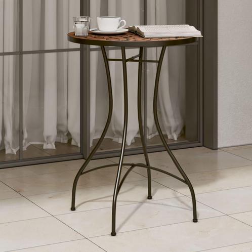vidaXL Bistrotafel mozaïek Ø50x70 cm keramiek, Tuin en Terras, Tuintafels, Nieuw, Verzenden