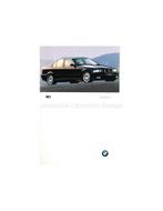 1997 BMW M3 BROCHURE ENGELS, Boeken, Nieuw, BMW, Author