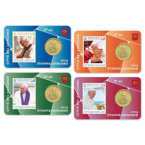 Vaticaan Coincard + Postzegelset 2023, Postzegels en Munten, Munten | Europa | Euromunten, Verzenden