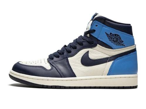 Air Jordan 1 Retro High OG Obsidian UNC - Maat 38 EU, Kleding | Heren, Schoenen, Ophalen of Verzenden