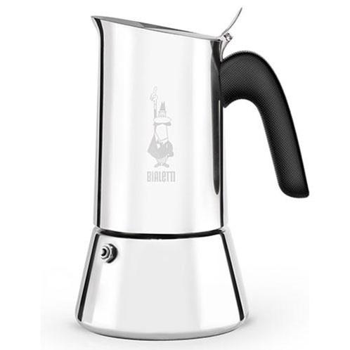 Bialetti Venus Inductie RVS 4 kops (percolator), Witgoed en Apparatuur, Koffiezetapparaten, 4 tot 10 kopjes, Nieuw, Koffiebonen