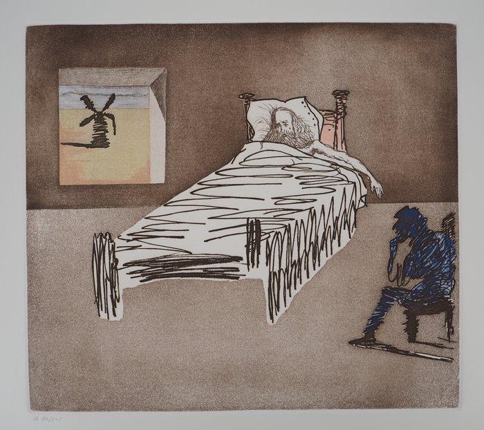 Salvador Dali (1904-1989) - Don Quichotte au lit, Antiek en Kunst, Antiek | Overige Antiek