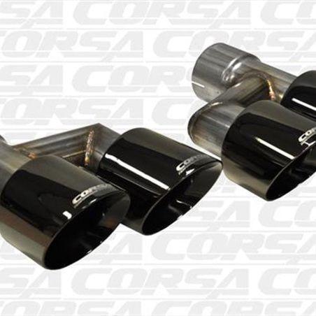 Corsa 2015-2017 Ford Mustang GT 5.0 Black Quad Tips Kit -, Auto-onderdelen, Uitlaatsystemen, Ophalen of Verzenden