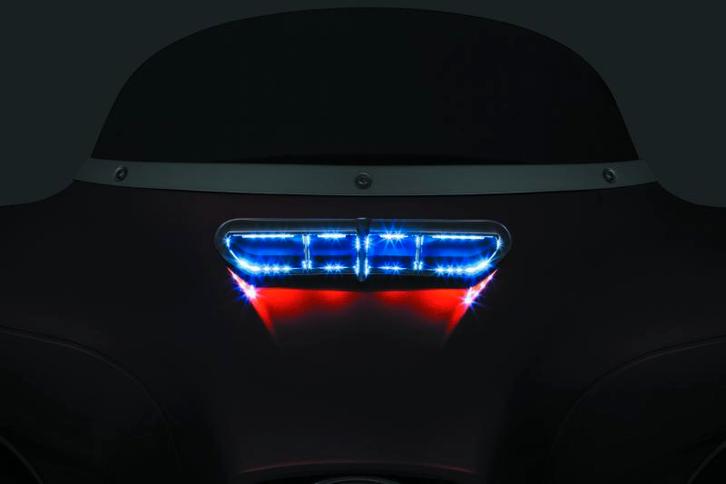 Kuryakyn L.E.D. Fairing Vent Accent 14-Up Touring Chrome, Auto-onderdelen, Verlichting, Ophalen of Verzenden