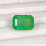 Groen Smaragd - 3.82 ct - nternational Colored Gemstone, Sieraden, Tassen en Uiterlijk, Edelstenen, Nieuw