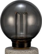 Pauleen Noble Flare Tafellamp - 2xAA - beton - gris -, Huis en Inrichting, Lampen | Tafellampen, Ophalen of Verzenden, Zo goed als nieuw