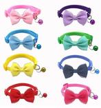 Kattenhalsband met Vlinderdas en Bel –Verstelbaar en Comfort, Dieren en Toebehoren, Verzenden, Nieuw