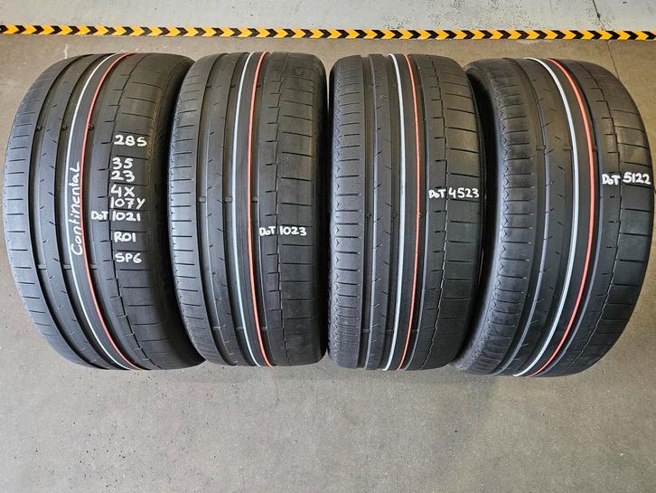 285/35/23 107Y RO1 CONTINENTAL SPORTCONTACT6 5,5MM PROFIEL, Auto-onderdelen, Banden en Velgen, Overige maten, Erkend duurzaam