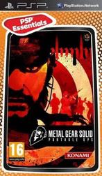 PSP Metal Gear Solid: Portable Ops, Verzenden, Zo goed als nieuw