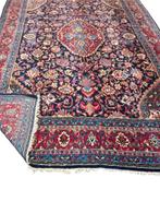 Groot Perzisch Tapijt  Kashan 350x250 wollen vloerkleed Iran, Groen, 200 cm of meer, Ophalen of Verzenden, 200 cm of meer