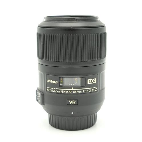 Nikon 85mm F3.5G AF-S Micro ED VR DX Objectief (Occasion), Audio, Tv en Foto, Fotografie | Lenzen en Objectieven, Macrolens, Zo goed als nieuw