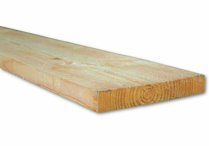Douglas plank fijnbezaagd | Kopmaat 3x20 cm, Lengte 500 cm., Doe-het-zelf en Verbouw, Hout en Planken, Nieuw, Verzenden