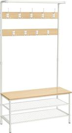Kapstokhalboom - TrendyHome - 9 haken - schoenenrek - eiken, Huis en Inrichting, Woonaccessoires | Kapstokken, Ophalen of Verzenden