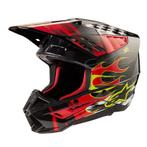 Alpinestars S-M5 Rash Helmet Ece 22.06 Dark Gray Bright Red, XXL, Nieuw met kaartje, Overige merken, Offroadhelm