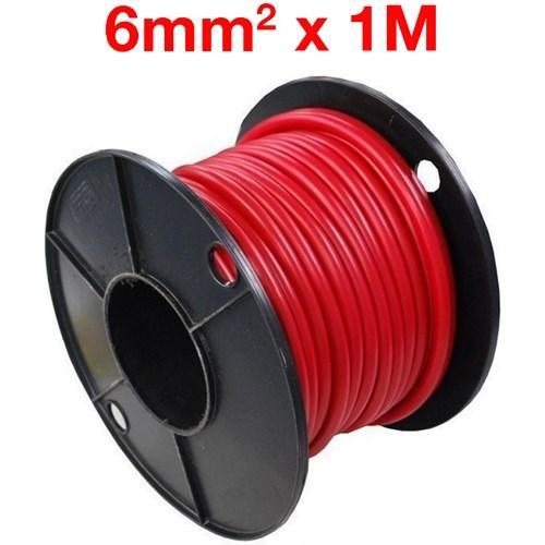 Accukabel 6Mm2 Rood (Per Meter), Auto-onderdelen, Accu's en Toebehoren, Verzenden