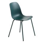 *WOONWINKEL* Kunststof Kuipstoel Petrol, Huis en Inrichting, Stoelen, Verzenden, Nieuw, Blauw, Kunststof