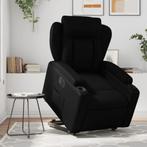 vidaXL Sta-op-stoel elektrisch kunstleer zwart, Huis en Inrichting, Fauteuils, Verzenden, Nieuw