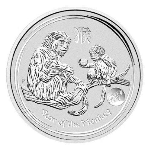 Lunar II - Year of the Monkey - 1 oz 2016, Postzegels en Munten, Munten | Oceanië, Losse munt, Zilver, Verzenden