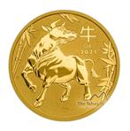 Gouden Lunar 2021 Year of the Ox munt 1 troy ounce, Verzenden