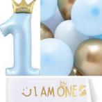 18-delige First Birthday ballonnen met sjerp set, Hobby en Vrije tijd, Feestartikelen, Nieuw, Versiering, Verzenden, Verjaardag