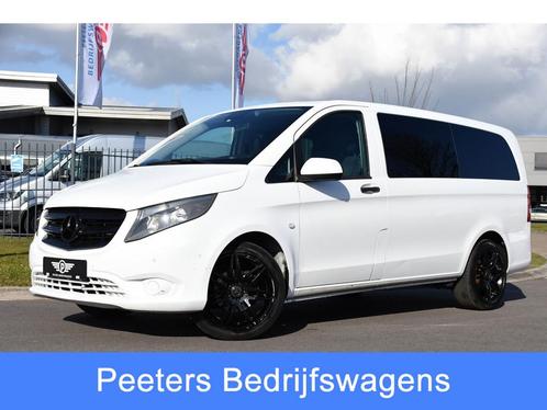Zakelijke Lease |  Mercedes-Benz Vito 114 CDI Lang DC Black, Auto's, Mercedes-Benz, Onderhoudsboekje, Lease, Automaat, Overige carrosserieën