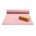 Basispakket yogamat en blok - roze, Sport en Fitness, Overige Sport en Fitness, Verzenden, Nieuw