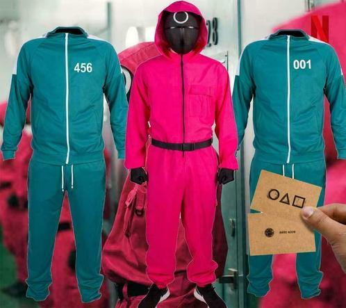 Squid Game Pakken en Maskers | Laagste Prijs Garantie, Kleding | Heren, Carnavalskleding en Feestkleding, Carnaval, Overige maten