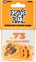 Ernie Ball 9190 Everlast plectrum 0.73 mm 12-pack, Ophalen of Verzenden, Nieuw, Akoestische gitaar