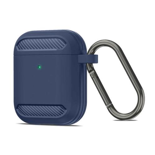 Shockproof Hoesje voor AirPods 1 / 2 met Karabijnhaak -, Telecommunicatie, Mobiele telefoons | Hoesjes en Frontjes | Overige merken