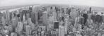 Kunstdruk Shutterstock - Manhatten panorama 95x33cm, Huis en Inrichting, Woonaccessoires | Schilderijen, Tekeningen en Foto's
