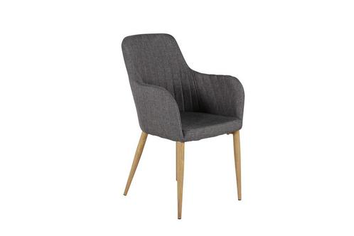 Eetkamerstoel - Rob - Donkergrijs - Jörn, Huis en Inrichting, Stoelen, Verzenden