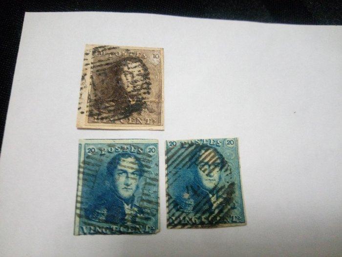 België 1849/1863 - Set postzegels België Léopold 1er met, Postzegels en Munten, Postzegels | Europa | België
