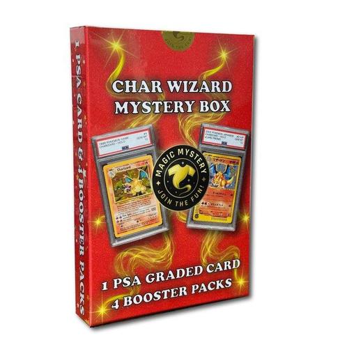 Magic Mystery Box - Pokemon - Char Wizard - Magic Mystery, Hobby en Vrije tijd, Verzamelkaartspellen | Pokémon