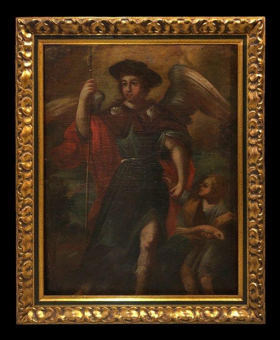 Catalonian School (c. 1770), signed Francisco Prat) - Saint, Antiek en Kunst, Kunst | Schilderijen | Klassiek