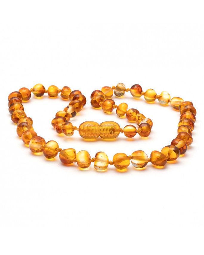 Barnsteen kinder kettinkje - honey (38 cm), Sieraden, Tassen en Uiterlijk, Armbanden