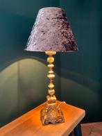 Lamp - Legering - Lamp met velourse kap