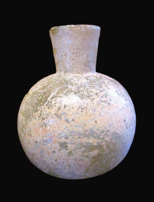 Oud-Romeins Glas Adembenemend parelmoer iriserend bolvormig, Antiek en Kunst, Antiek | Overige Antiek