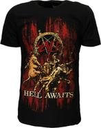 shirts - Slayer Hell Awaits T-Shirt - OfficiÃ«le Merchand., Verzamelen, Muziek, Artiesten en Beroemdheden, Zo goed als nieuw, Verzenden