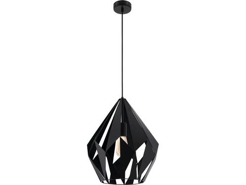 EGLO Carlton 5 Hanglamp - E27 - Ø 38,5 cm - Zwart, Huis en Inrichting, Woonaccessoires | Overige, Zo goed als nieuw, Verzenden