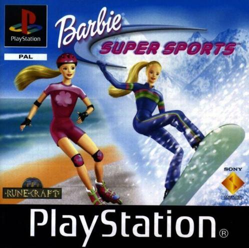 Barbie Super Sports-Standaard (PlayStation 1) Gebruikt, Spelcomputers en Games, Games | Sony PlayStation 1, Zo goed als nieuw
