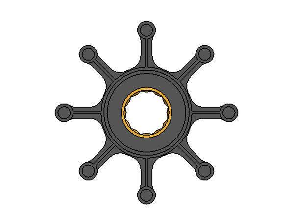 Impeller Volvo: 21730348, 3817587, Watersport en Boten, Bootonderdelen, Motor en Techniek, Nieuw, Zeilboot of Motorboot, Ophalen of Verzenden