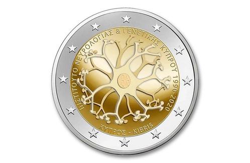 2 euro Neurologie & Genetica 2020 - Cyprus, Postzegels en Munten, Munten | Europa | Euromunten, Verzenden