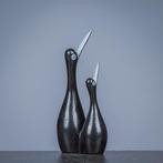 A Mutuke - sculptuur, Two elegant birds - 210 mm - Serpetine
