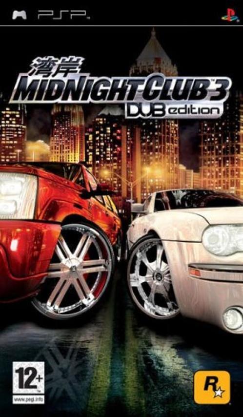 Midnight Club 3 Dub Edition (Sony PSP), Spelcomputers en Games, Games | Sony PlayStation Portable, Gebruikt, Vanaf 7 jaar, Verzenden